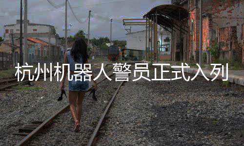 杭州機器人警員正式入列，開啟智能巡邏新時代