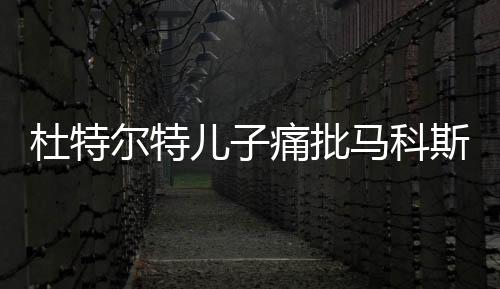 杜特爾特兒子痛批馬科斯忘恩負(fù)義，政治糾葛與個(gè)人情感碰撞的探討