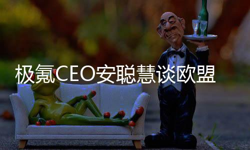 極氪CEO安聰慧談歐盟電動車關(guān)稅政策：為不確定性做好各種準備方案，相信存在巨大機會