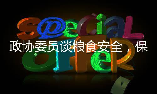 政協(xié)委員談糧食安全，保障國家安全的基石