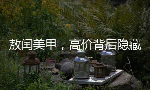 敖閏美甲，高價背后隱藏著哪些魅力？價格達上千元的奧秘解析