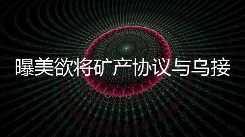 曝美欲將礦產(chǎn)協(xié)議與烏接受?；饞煦^，一場復(fù)雜的國際博弈