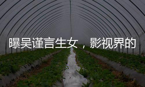 曝吳謹(jǐn)言生女，影視界的喜訊傳來(lái)