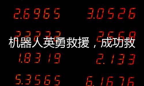 機(jī)器人英勇救援，成功救出三名落水游客