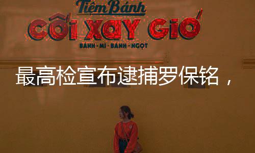 最高檢宣布逮捕羅保銘，揭示反腐決心與法治精神