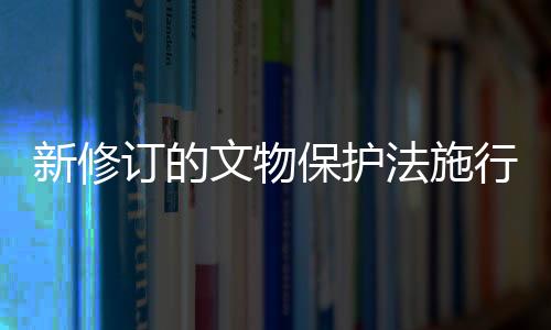 新修訂的文物保護(hù)法施行 中國最高檢發(fā)布案例