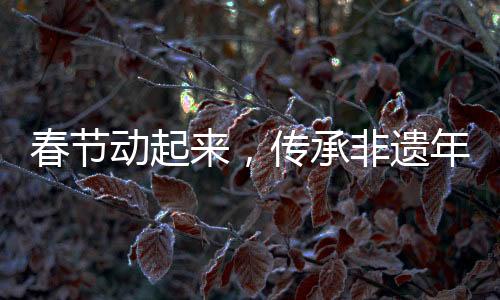 春節(jié)動起來，傳承非遺年味兒