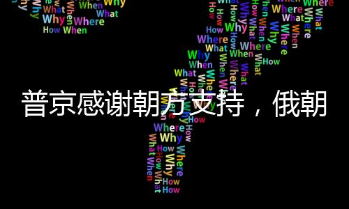 普京感謝朝方支持，俄朝友好合作的新篇章