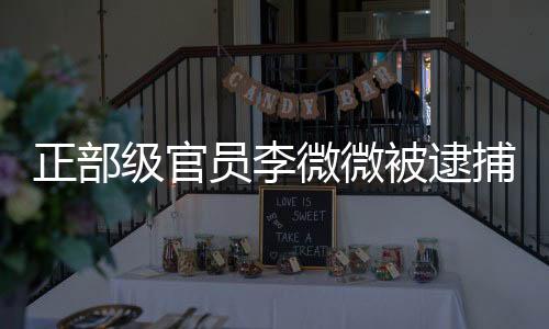 正部級(jí)官員李微微被逮捕，事件解讀與后續(xù)觀察