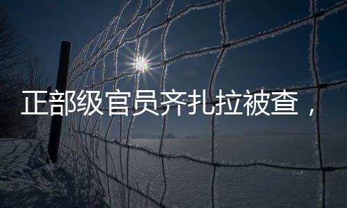 正部級(jí)官員齊扎拉被查，反腐風(fēng)暴下的警示與反思