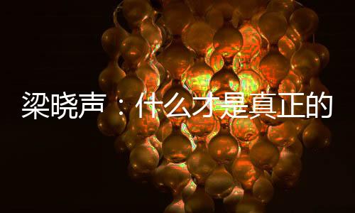 梁曉聲：什么才是真正的人間清醒？