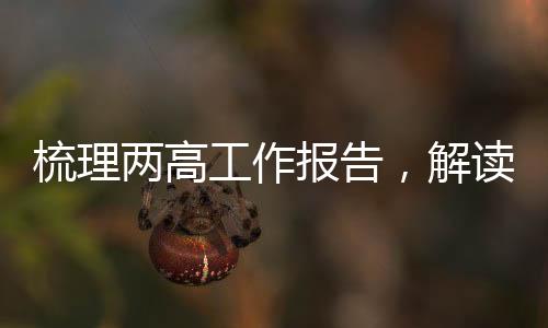 梳理兩高工作報(bào)告，解讀與洞察