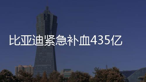 比亞迪緊急補(bǔ)血435億港元，資本注入助力產(chǎn)業(yè)騰飛