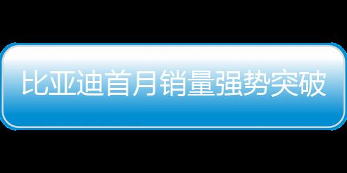 比亞迪首月銷量強(qiáng)勢突破，新能源汽車巨頭創(chuàng)下輝煌記錄——突破三十萬輛大關(guān)