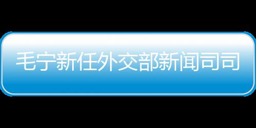毛寧新任外交部新聞司司長，引領(lǐng)外交事業(yè)邁向新高度
