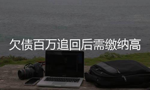 欠債百萬追回后需繳納高額稅費，揭秘背后的故事