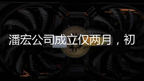 潘宏公司成立僅兩月，初創(chuàng)之秀引領業(yè)界新風向