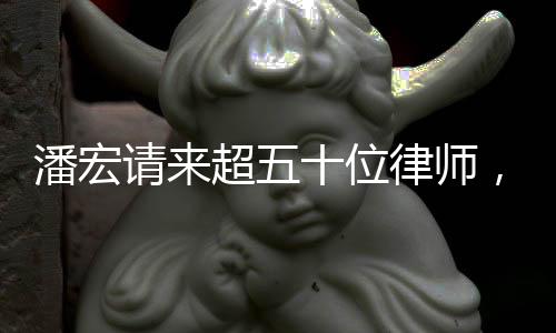 潘宏請來超五十位律師，背后原因引人關(guān)注