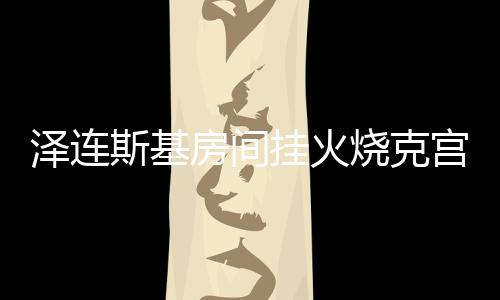 澤連斯基房間掛火燒克宮畫(huà)作，政治與藝術(shù)間的微妙關(guān)聯(lián)