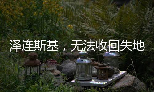 澤連斯基，無法收回失地，擬結(jié)束熱戰(zhàn)——烏克蘭局勢深度解析