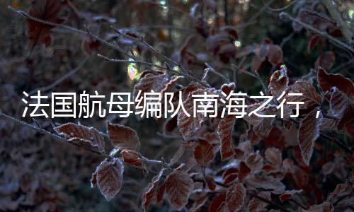 法國航母編隊南海之行，區(qū)域安全引發(fā)關(guān)注