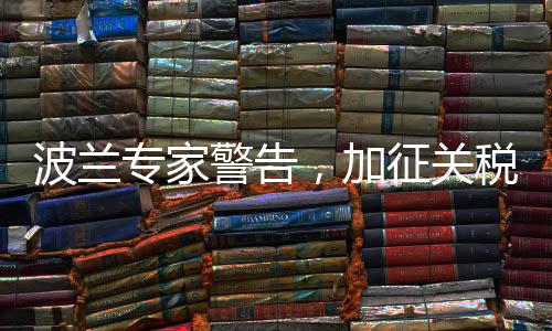 波蘭專家警告，加征關稅將給美國帶來通脹壓力