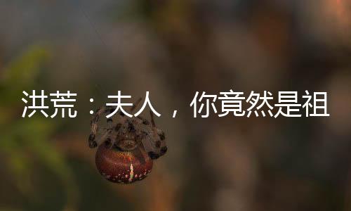 洪荒：夫人，你竟然是祖巫后土？