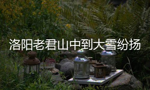 洛陽老君山中到大雪紛揚(yáng)，美景如畫