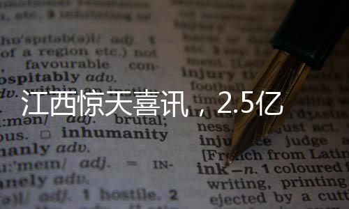 江西驚天喜訊，2.5億大獎得主竟是一對恩愛夫妻