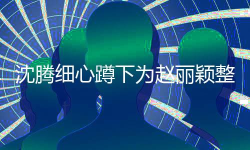 沈騰細(xì)心蹲下為趙麗穎整理裙擺，小動(dòng)作引發(fā)大熱議