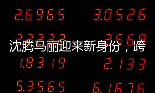 沈騰馬麗迎來新身份，跨界發(fā)展，多元展現(xiàn)藝術(shù)魅力