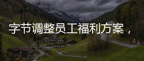 字節(jié)調(diào)整員工福利方案，優(yōu)化員工激勵(lì)機(jī)制