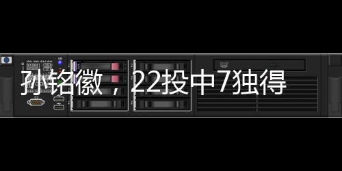 孫銘徽，22投中7獨(dú)得21分4板8助，展現(xiàn)全面實(shí)力
