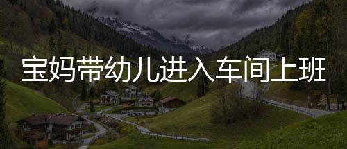 寶媽帶幼兒進(jìn)入車間上班引爭議，師傅勸阻遭寶媽懟擊