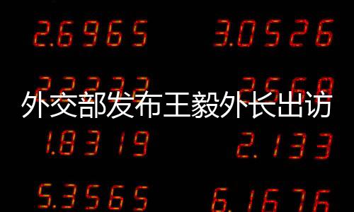 外交部發(fā)布王毅外長出訪消息，深度解讀一攬子外交行動