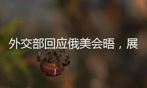 外交部回應俄美會晤，展望國際關系的未來走向