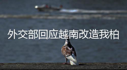 外交部回應(yīng)越南改造我柏礁島事件，中方立場堅(jiān)定，維護(hù)南海和平穩(wěn)定