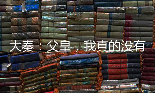大秦：父皇，我真的沒有私房錢了