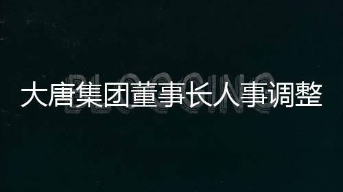 大唐集團(tuán)董事長人事調(diào)整，引領(lǐng)企業(yè)走向新的輝煌篇章