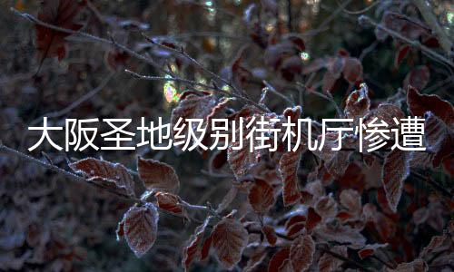 大阪圣地級別街機廳慘遭大火 多臺唯一存世超經(jīng)典街機隕滅