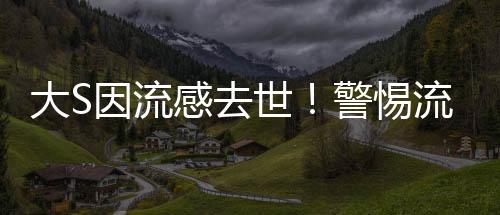 大S因流感去世！警惕流感癥狀，切勿拖延