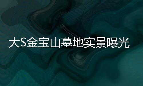 大S金寶山墓地實(shí)景曝光，一窺神秘安息之地