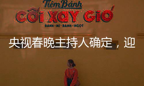 央視春晚主持人確定，迎接新春的星辰璀璨