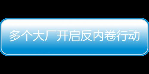 多個(gè)大廠開(kāi)啟反內(nèi)卷行動(dòng)，打破固定思維引領(lǐng)創(chuàng)新之風(fēng)