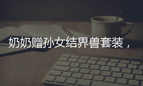 奶奶贈孫女結界獸套裝，回頭率爆表——獨特手工禮物的魅力