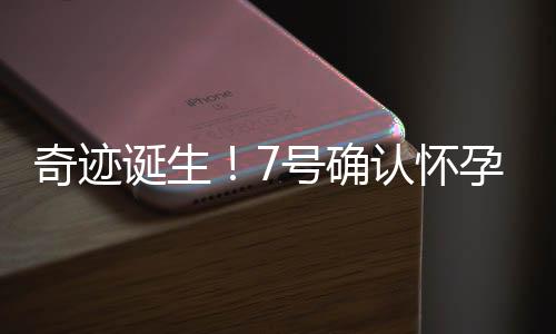 奇跡誕生！7號(hào)確認(rèn)懷孕，8號(hào)便誕生新生命——一則溫馨且獨(dú)特的生命故事