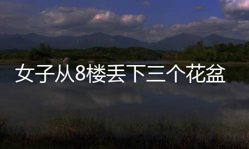 女子從8樓丟下三個(gè)花盆，事件引發(fā)社會(huì)關(guān)注與討論