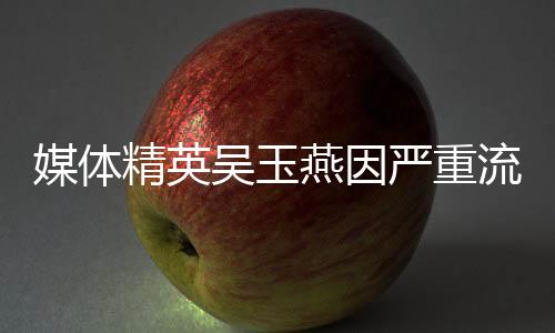 媒體精英吳玉燕因嚴(yán)重流感離世，享年41歲