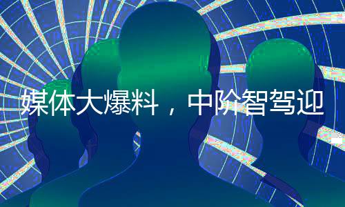 媒體大爆料，中階智駕迎來迅猛時代，顛覆高階智能車的競爭格局