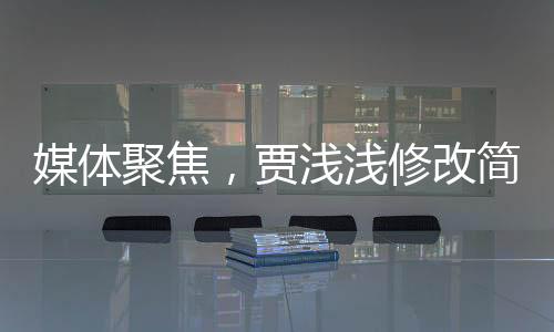 媒體聚焦，賈淺淺修改簡歷事件非私人問題
